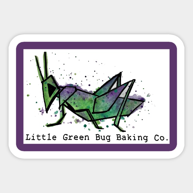 Little Green Bug Baking Co. Sticker by TroubleOgre